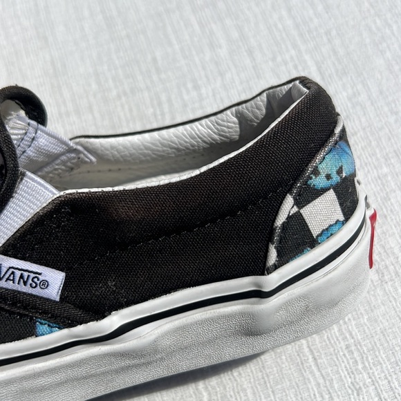 VANS BUTTERFLY CHECKERED SLIP-ON TRUE WHITE SIZE M 4. F 5.5 - Picture 10 of 16